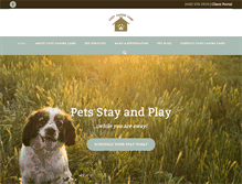 Tablet Screenshot of cozycaninecamp.com